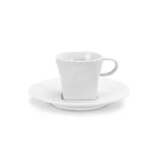 BIA Porcelain Cubic Espresso Cup, White, 2.5 oz - 903238WH 0