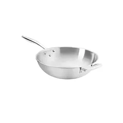 Browne thermalloytri-ply stainless steel wok, 12