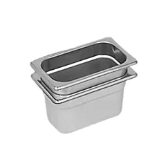 Browne stainless steel steam table pan, 1/9 size, 2.5