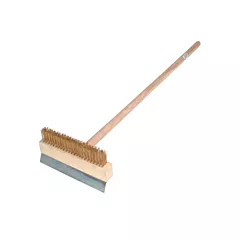 Johnson-Rose Pizza Brush w/ Scraper - BRW-38PO 100/BRW-38PO
