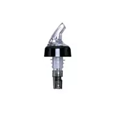 Spill stop sure shot, clear/back collar, 1 oz - 387-24bp 024