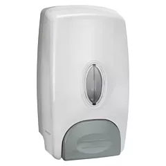 Winco Manual Bulk Soap Dispenser, White