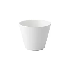 Anton Black 12 Oz Straight Sided Flared Bowl, White  6 /Case