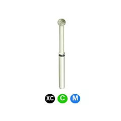 Crosstech DIamond Burs Round w/Surgical Length 801L-018, 5/pkg