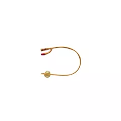 Foley Catheter, 14FR, 2-Way Silicone Coated Latex, 5cc Balloon, 10/box