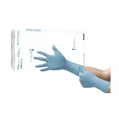 Ansell Micro-Touch Nitrile Sterile Gloves, 50pairs/box