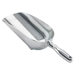 Winco 12 Oz Scoop, Aluminum
