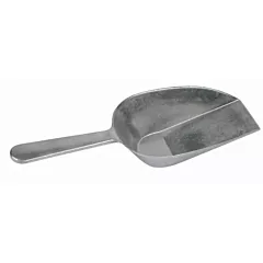 Winco 16 Oz Flat Bottom Aluminum Scoop - ASFB-16