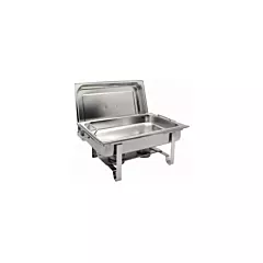 Winco Malibu 8 Qt Full Size Rectangle Chafing Dish
