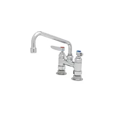 T&S Brass Deck Mount Faucet with 4