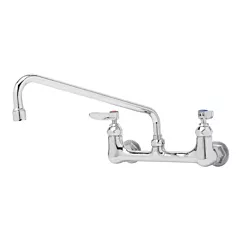T&S Brass Wall Mount Mixing Faucet, 8