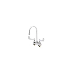 T&S Brass Deck Mount Faucet with 4