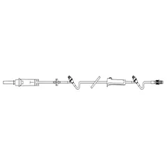 Baxter Clearlink Continu-Flo Solution Set, 2Y 1 Male LL Adapter, Nonpryogenic, 113