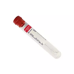 BD Vacutainer Venous Blood Collection Serum Tube, Glass, 10ml, Red Conventional Closure, Paper Label, 100/box
