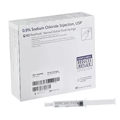 BD PosiFlush Prefilled Normal Saline Flush Syringe 10ml 30/box