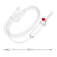 BD Secondary IV Admin Set Alaris Gravity Line Vent/Non Vent 3