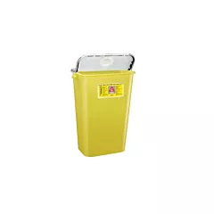 BD Sharps Collector with Clear Top & Yellow Base 72L, 5/case