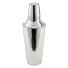 Winco 3-Piece 28 Oz Classic Bar Shaker, Stainless Steel