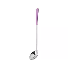 G.E.T. 2 Oz Portion Spoon with Purple Handle(BSRIM56PR)