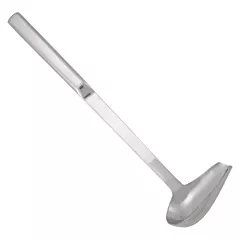 Winco 1 Oz Spout Ladle, Stainless Steel