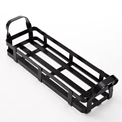 American Metalcraft Condiment Rack, Black, 12.75