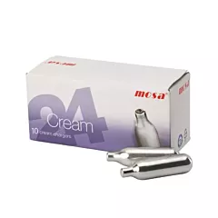 Browne Whipped Cream Dispenser Cartridge For Mosa Dispensers, 10 /Box