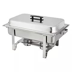 Winco Newburg 8 Qt Full Size Rectangle Chafing Dish