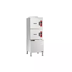 Vulcan 10 Pan Floor Steamer with Cabinet Base & Basic Controls, Natural Gas(C24GA10)