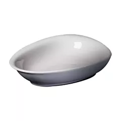 Cameo Pearl 20 Oz Plate Triangular, 24 /Case