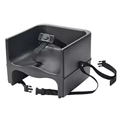 Winco Plastic Single Sided Booster Seat with 3 Way Strap, Black(CHB-1PK)