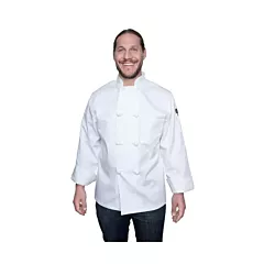 Blackwood Apparel Basic Chef Jacket, White, Small(CJ01-SM)