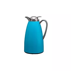 Service Ideas Classy 1 Litre Vacuum Insulated Carafe, Glass Liner, Blue(CJZ1BLU)