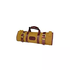 Boldric 17 Pocket Canvas Knife Bag, Khaki