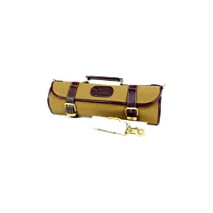 Boldric 9 Pocket Canvas Knife Bag, Khaki(CKR113)