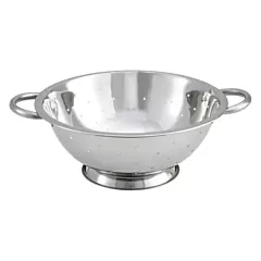 Winco 3 Qt Colander, Stainless Steel