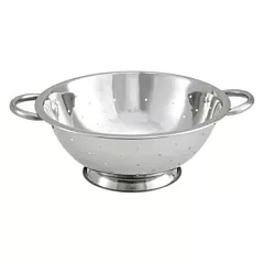 Winco 3 Qt Colander, Stainless Steel