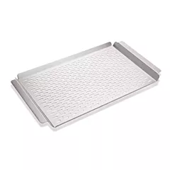 Crown Verity Perforated Vegetable / Fish Grilling Tray, Stainless Steel, 22