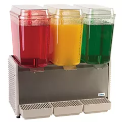 Crathco Classic Bubbler 3 x 5 Gallon Refrigerated Beverage Dispenser(D35-4)