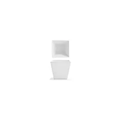 Front Of The House Kyoto 14 Oz Tall Square Bowl, White 12 /Case