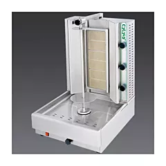 Visvardis 3 Burner Gyro / Shawarma Machine, 100 lb Capacity, Natural Gas(DG6A)