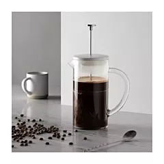 W&P The Pour Press 3-in-1 Coffee Brewer, White