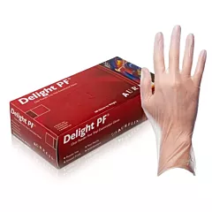 Aurelia Delight Vinyl Powder Free Gloves 100/box
