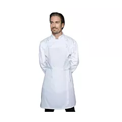 Blackwood Apparel Bib Apron with No Pockets, White