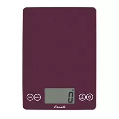 Escali 15 Lb Digital Scale with Glass Platform, Deep Purple