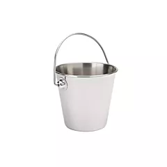 Tableware Solutions 11 Oz Mini Pail with Handle, Stainless Steel 48 /Case