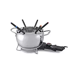 Swissmar Mont Brule 9 Piece Electric Fondue Set