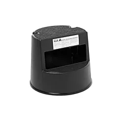 Rubbermaid Mobile Two-Step Step Stool, Black(FG252300BLA)