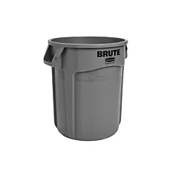 Rubbermaid Brute 10 Gallon Round Trash Can, Grey