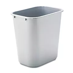 Rubbermaid 7 Gallon Rectangular Wastebasket, Grey