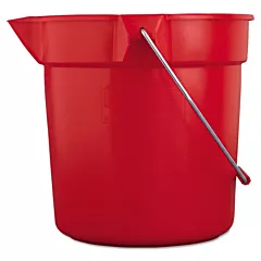 Rubbermaid Brute 10 Qt Round Sanitary Bucket, Red(2963R)
